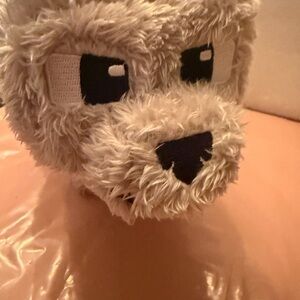 Mattel Gray and Black Stuffed Animal